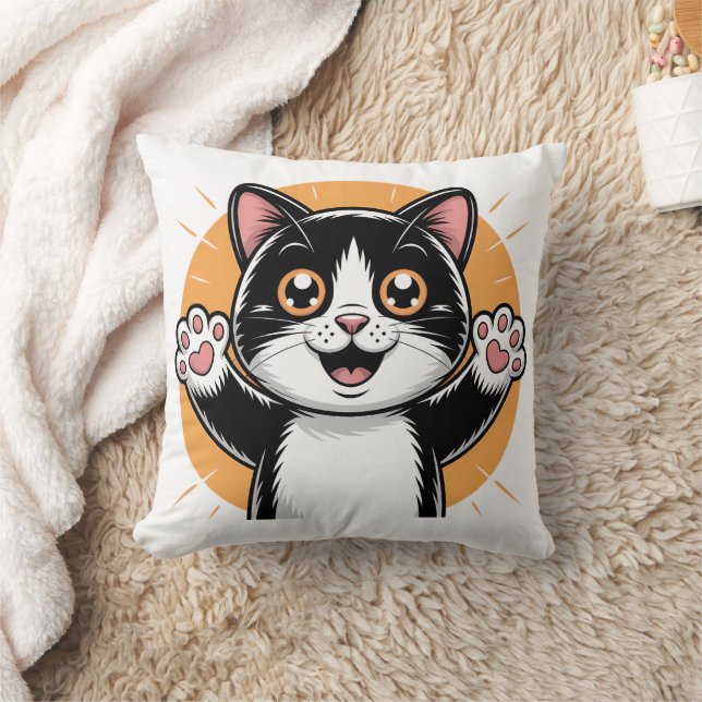 Colección de Gatos Perfecta | Almohada Decorativa  (Manta)