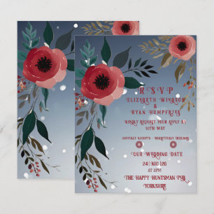 Colección de invitaciones de boda "Amor de amapola