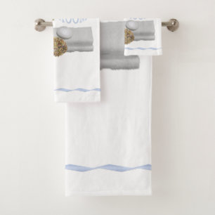 Colección de la toalla del cuarto de baño del