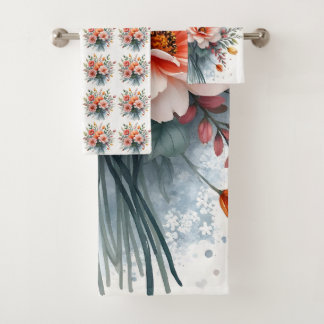Colección de lujo de flores silvestres hermosas y 