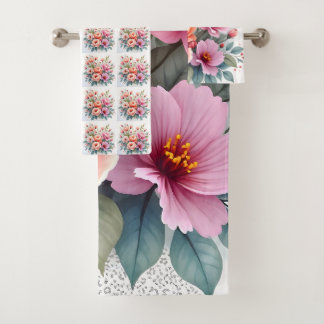 Colección de lujo de flores silvestres modernas y 