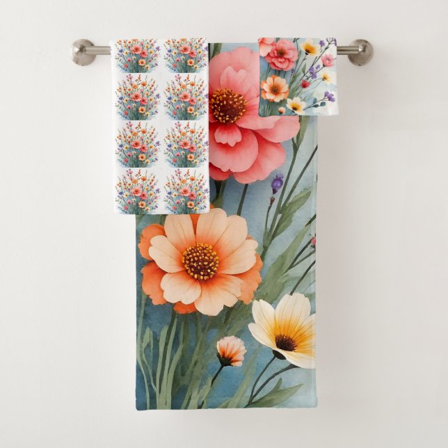 Colección de lujo de hermosas flores silvestres de (In situ)