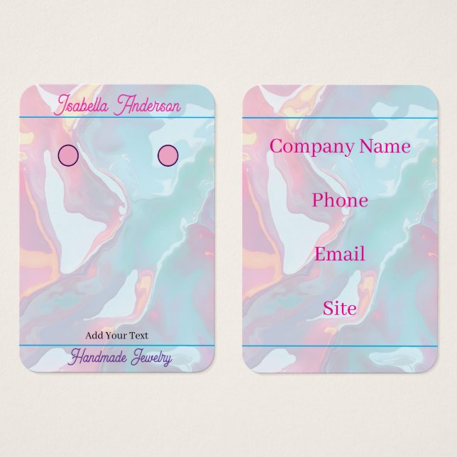 Colección de lujo Modern Blush Pink Soft Mint Gold (Anverso y reverso)