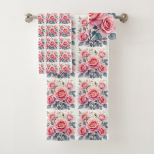 Colección de lujo y moda de rosas rosadas hermosas
