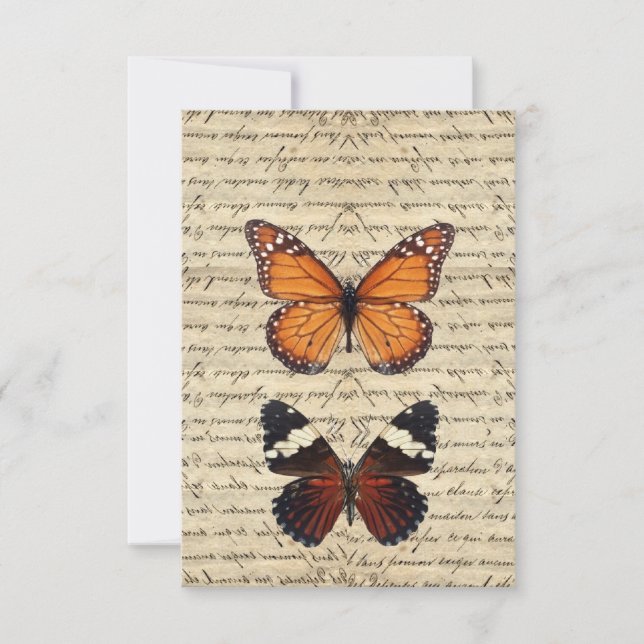 Colección de mariposas antiguas (Anverso)