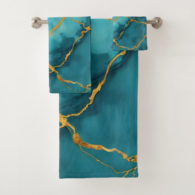 Colección de mármol azul turquesa de moda (In situ)