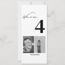 Colección de Números de Mesa para Bodas – Elegante