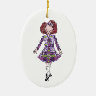Colección de ornamentos de bailarines irlandeses