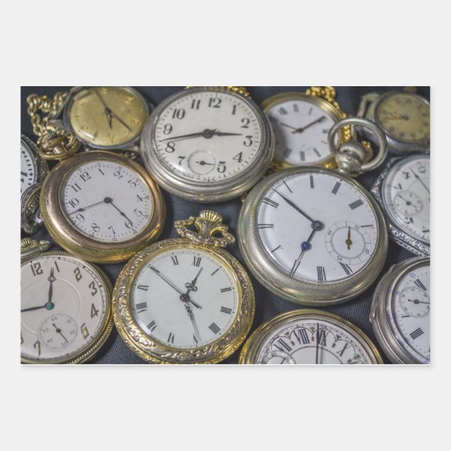 Colección de papel de ajuste de relojes (Anverso)
