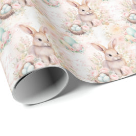 Colección de Papel de Regalo de Conejo de Pascua
