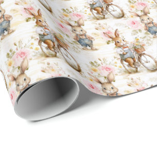Colección de Papel de Regalo de Conejo de Pascua