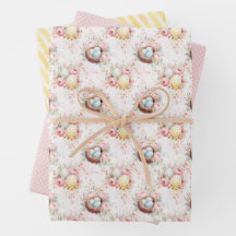 Colección de Papel de Regalo de Conejo de Pascua