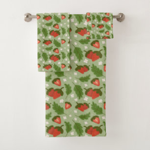 Colección de patrones de cesta de frutas - fresas
