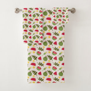 Colección de patrones de cesta de frutas - sandía