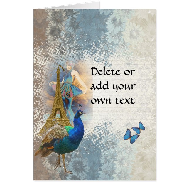 Colección de pavos reales de París (Frente)