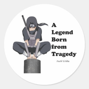 Colección de pegatinas con diseños de Itachi