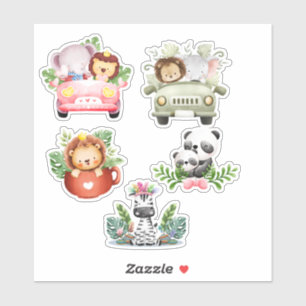 Colección de Pegatinas de animales pequeños - Dise