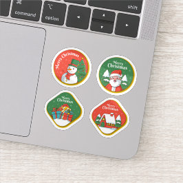 colección de pegatinas de celebración de Navidad f