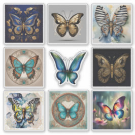 Colección de Pegatinas de mariposa