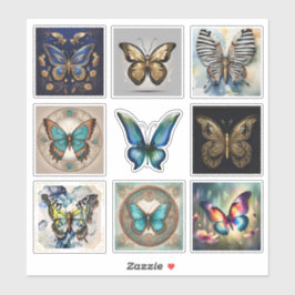 Colección de Pegatinas de mariposa