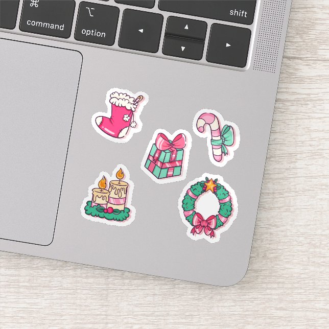 Colección de pegatinas de navidad (Detalle)