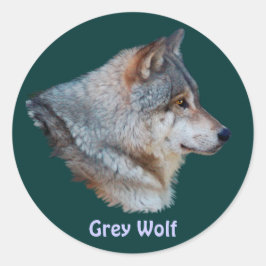 Colección de Pegatinas de vida silvestre GRAY WOLF