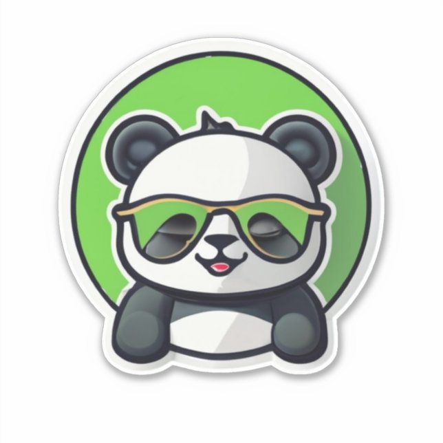 Colección de Pegatinas del paraíso de Panda Lover (Anverso)