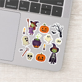 Colección de Pegatinas personalizado Halloween