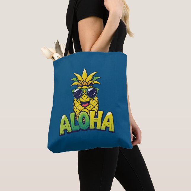 Colección de piña de Aloha Bolsa de tetas de hombr (Detalle)