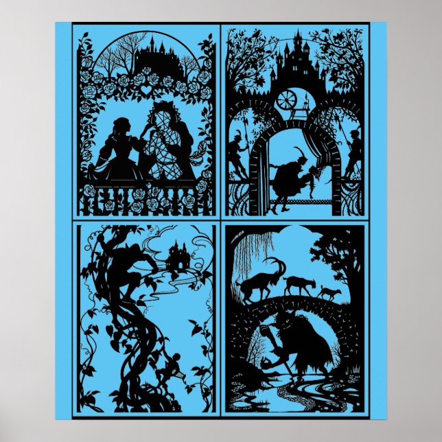 Colección de Póster de Diseños de Cuentos de Hadas (Frente)