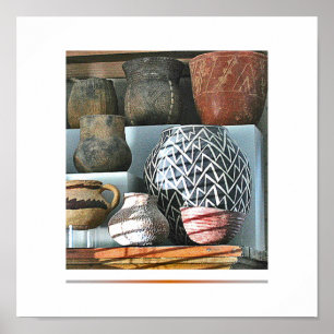 Colección de posters de cerámica nativos estadouni