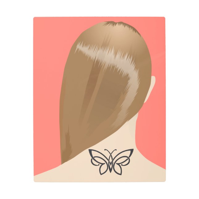 Colección De Prensa De Arte Tatuaje De Cuello De M (Anverso)