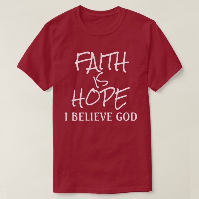 Colección de regalos de fe camiseta (Diseño del anverso)