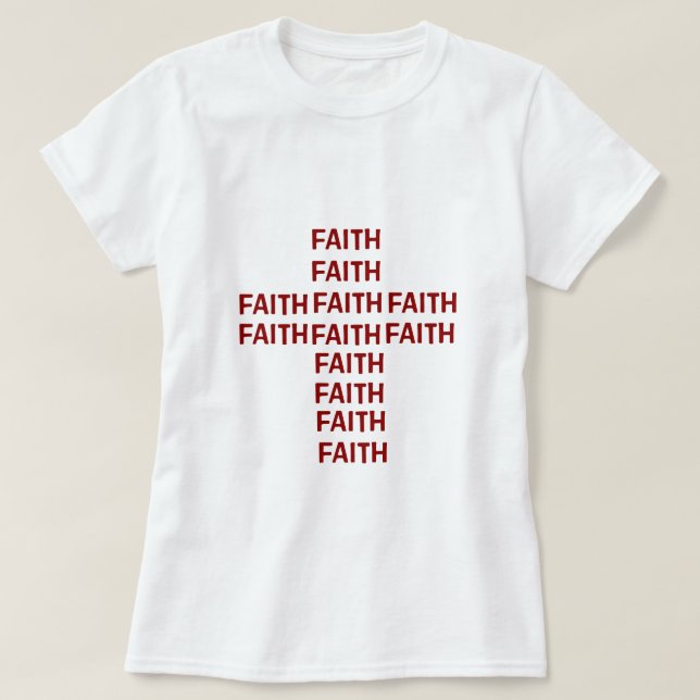 Colección de regalos de fe - Camiseta para damas (Diseño del anverso)
