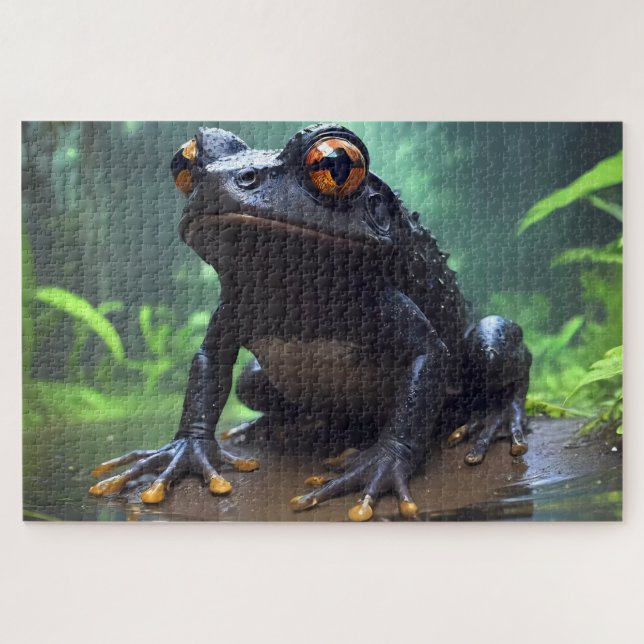 Colección de rompecabezas de ranas en Costa Rica (Horizontal)