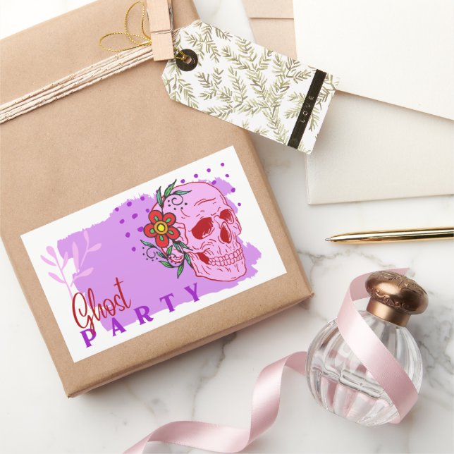 Colección de sellos de Halloween "fiesta fantasma" (Regalar)