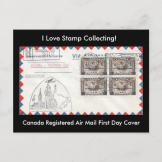 Colección de sellos de postales Canadá 1932 FDC y