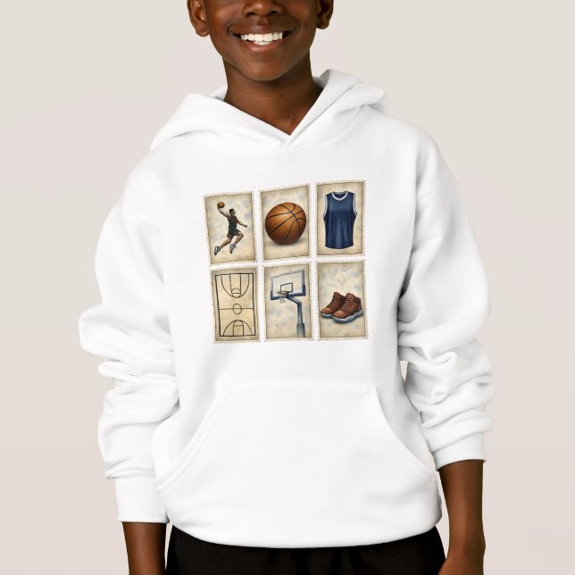 Colección de Sellos Deportivos de Baloncesto Vinta (Anverso)