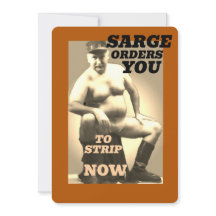 Colección de Tarjetas de Cumpleaños SARGE MANBOOBS