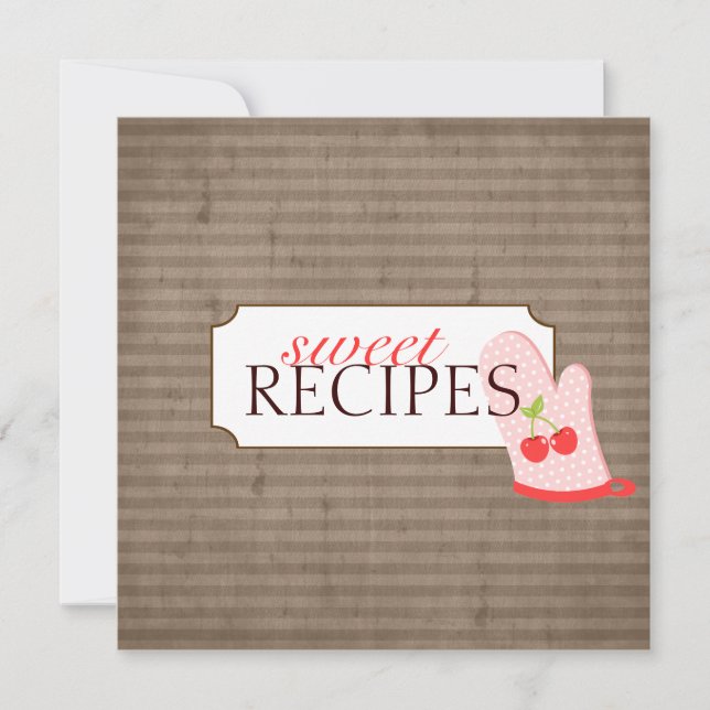 Colección de tarjetas de intercambio de receta dul (Anverso)