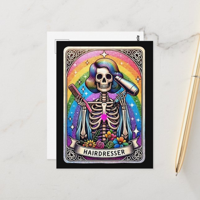 Colección de Tarjetas del Tarot de Peluquero (Anverso/Reverso In Situ)