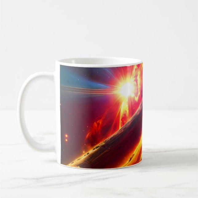 Colección de tazas planetarias del sistema solar (Izquierda)