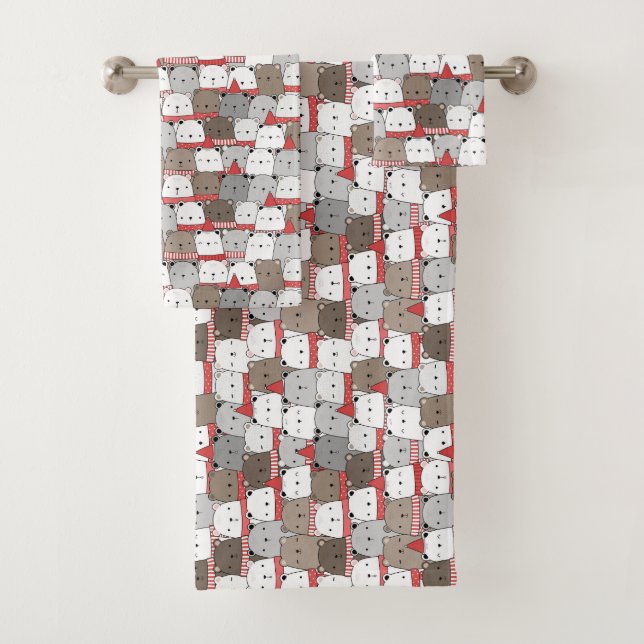 "Colección de toallas de baño acogedoras: diseños  (In situ)