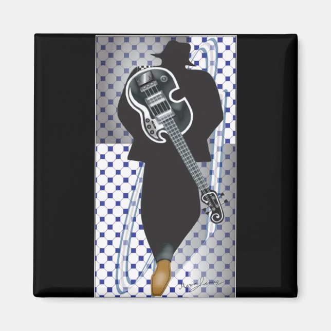 Colección de tríos - imán cuadrado (Frente)