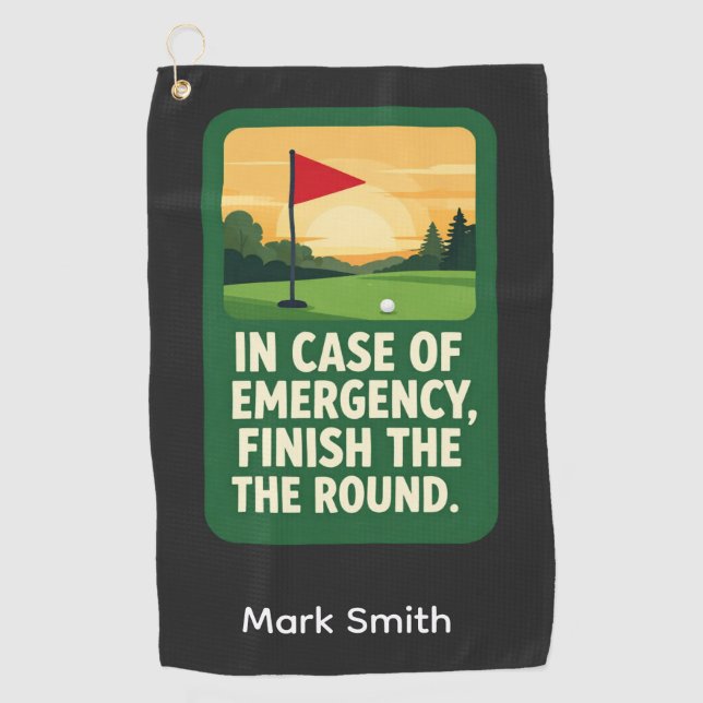 Colección Divertida de Toallas de Golf para Adicto (Anverso)
