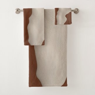 Colección Elegante de Lujo Tendencia Cuero de Vaca