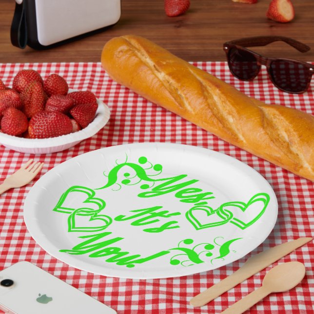 Colección Empieza Con Un Beso Platos De Papel (Picnic)