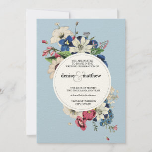 Colección Eterna en Omphalodes Azul Invitación