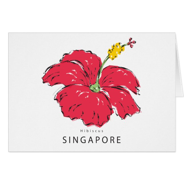 COLECCIÓN HIBISCUS DE SINGAPUR (Anverso (Horizontal))