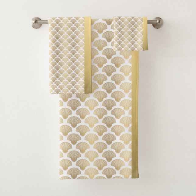Colección Luxe Shoreline: Conchas de Mar Doradas (In situ)